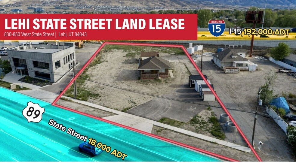 Primary Photo Of 830-850 W State St, Lehi Land For Lease