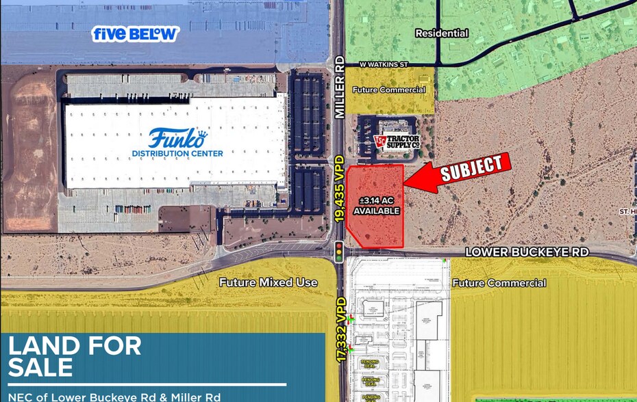 Primary Photo Of 2555 Miller Road, Buckeye Land For Sale