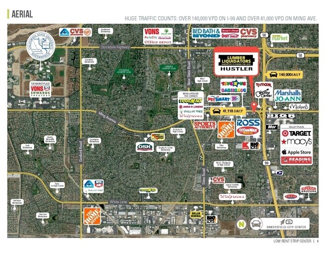 More Photos Of 3601 Ming Ave, Bakersfield Freestanding For Sale