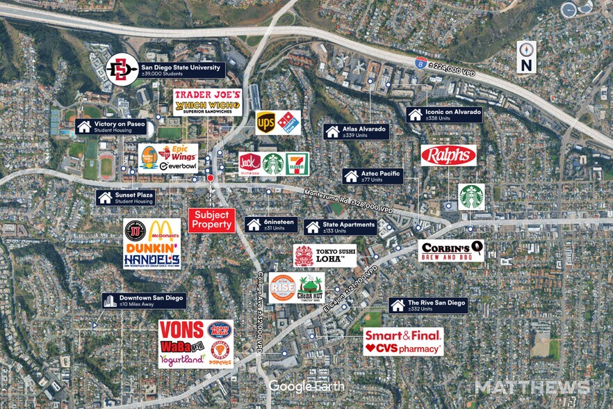 More Photos Of 5120-5140 College Ave, San Diego Dormitory For Lease