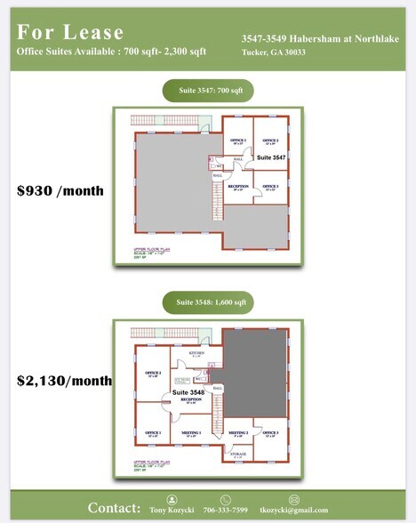 More Photos Of 3547 Habersham At Northlake, Tucker Medical For Lease