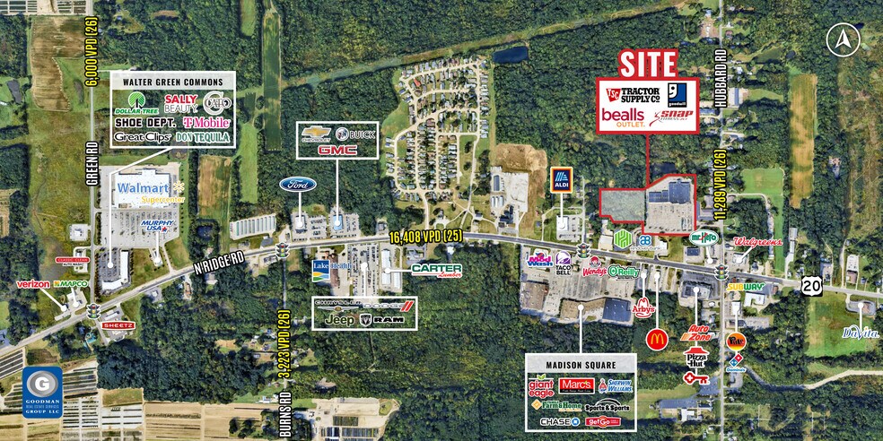 More Photos Of 6581-6603 N Ridge Rd, Madison Freestanding For Lease