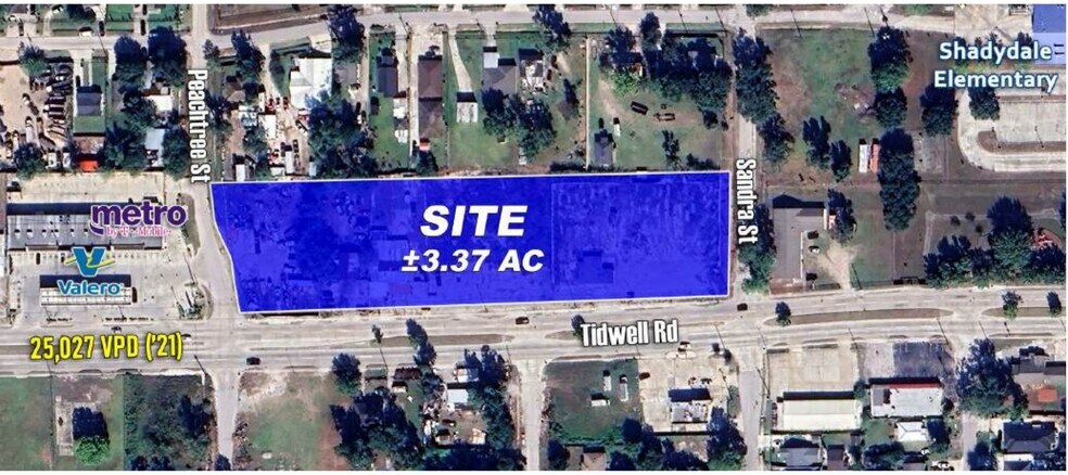 Primary Photo Of 5201 Tidwell Rd, Houston Land For Sale