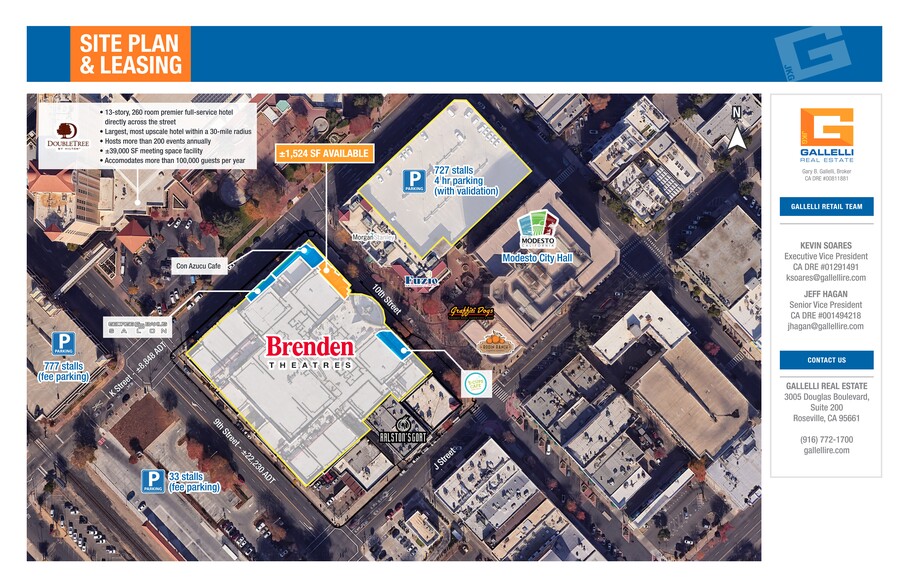 More Photos Of 1021 10th St, Modesto Movie Theatre For Lease