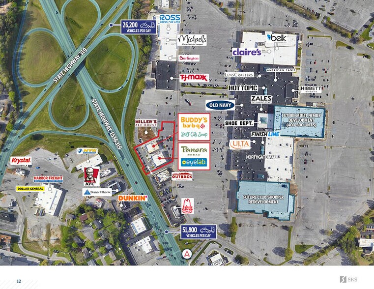 More Photos Of 562 & 568 Northgate Mall, Chattanooga Freestanding For Sale