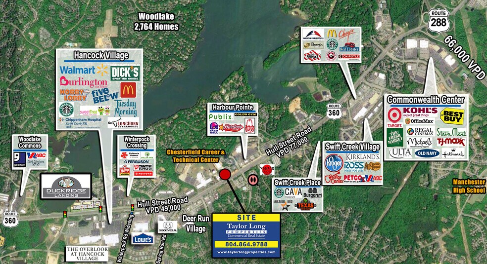 More Photos Of 13804 Hull Street Rd, Midlothian Bank For Lease