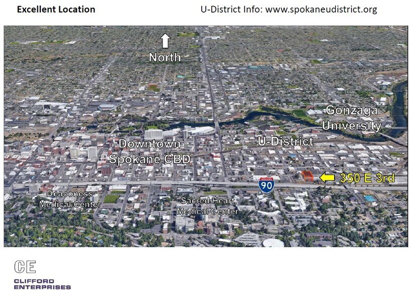 More Photos Of 350 E 3rd Ave, Spokane Light Manufacturing For Lease
