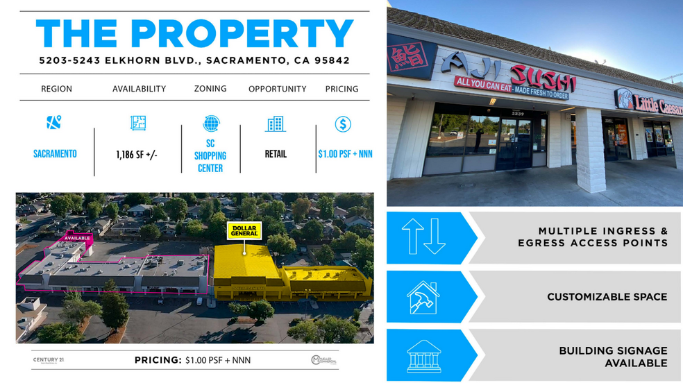 More Photos Of 5205-5243 Elkhorn Blvd, Sacramento Unknown For Lease