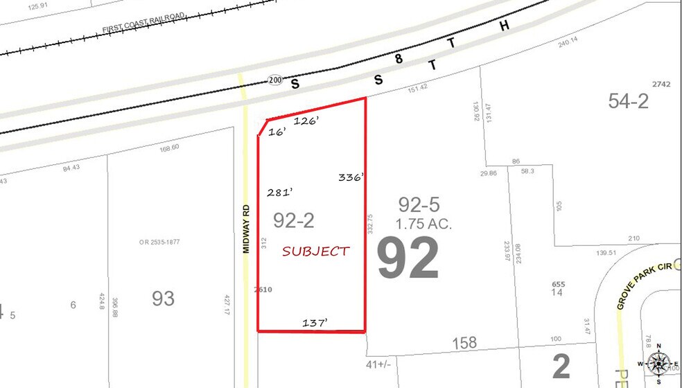 More Photos Of 2610 Midway Rd, Fernandina Beach Land For Sale