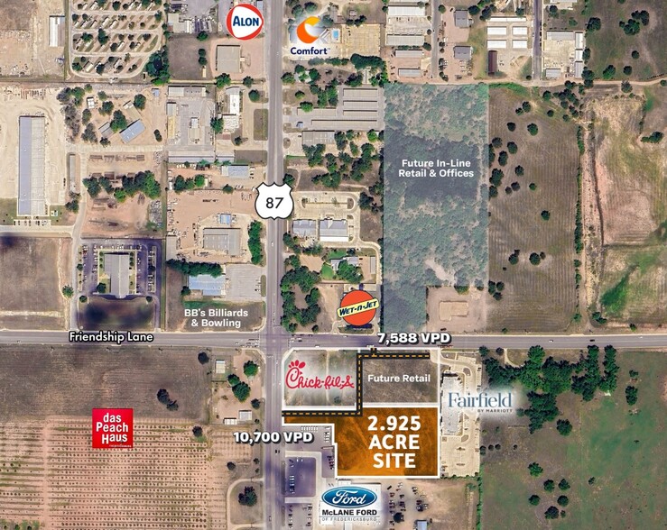 Primary Photo Of US Highway 87 & Friendship Lane, Fredericksburg Land For Lease