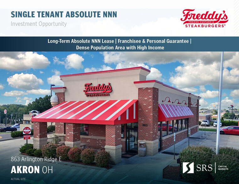 Primary Photo Of 863 E Arlington Rdg, Akron Fast Food For Sale