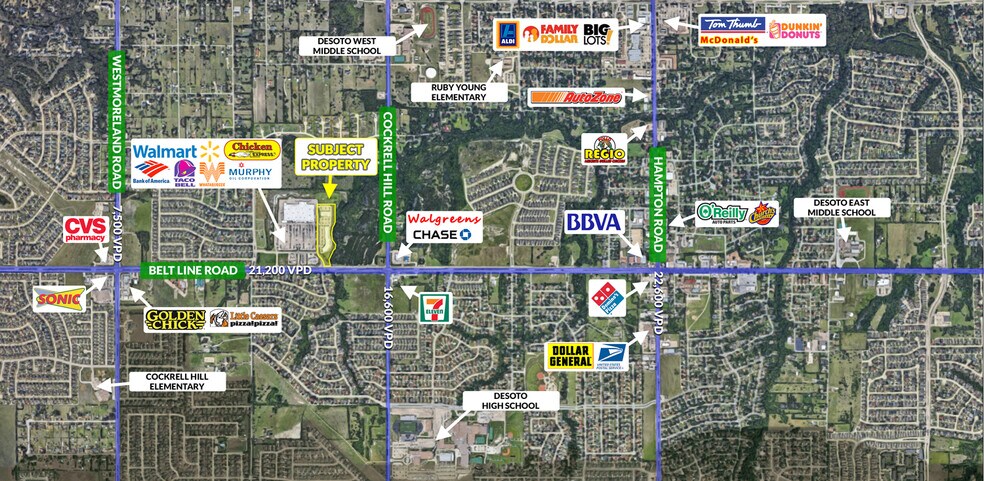 More Photos Of 921 W Belt Line Rd, DeSoto Freestanding For Lease