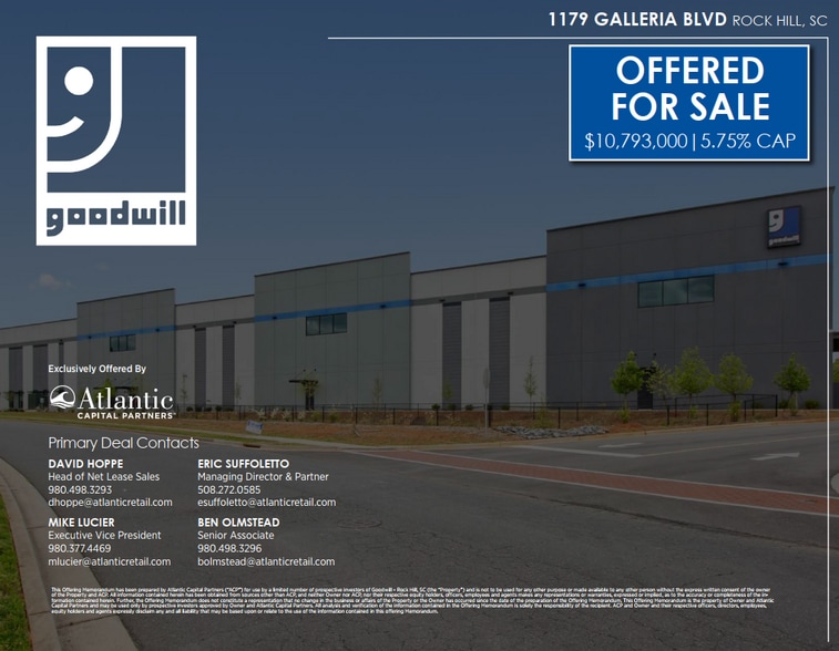 More Photos Of 1179 Galleria Blvd, Rock Hill Warehouse For Sale