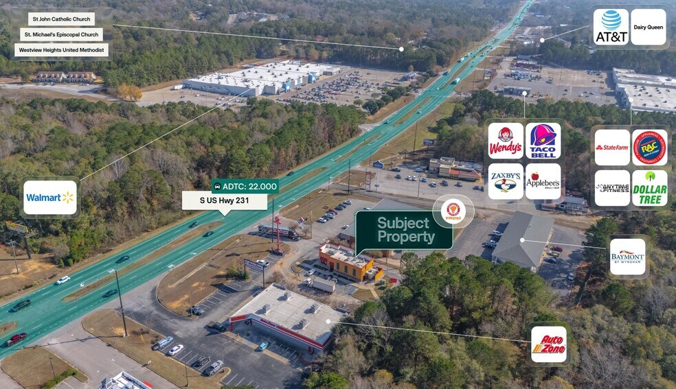 More Photos Of 1314 US 231 hwy, Ozark Fast Food For Sale