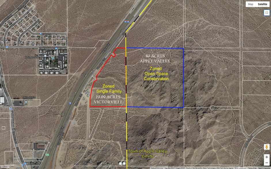 Primary Photo Of Stoddard Wells Rd. East, Victorville Land For Sale