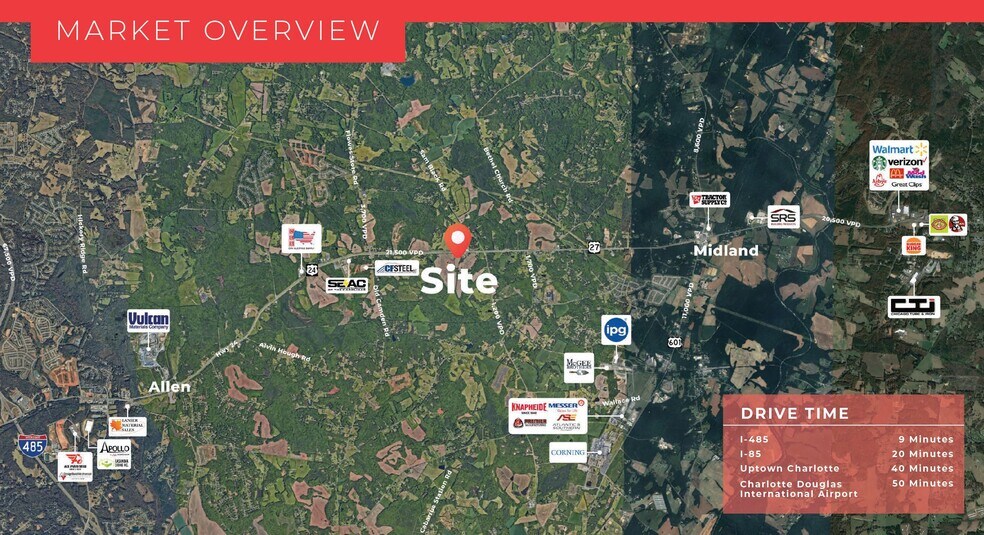 More Photos Of 1200 NC 24/27 hwy, Midland Land For Sale