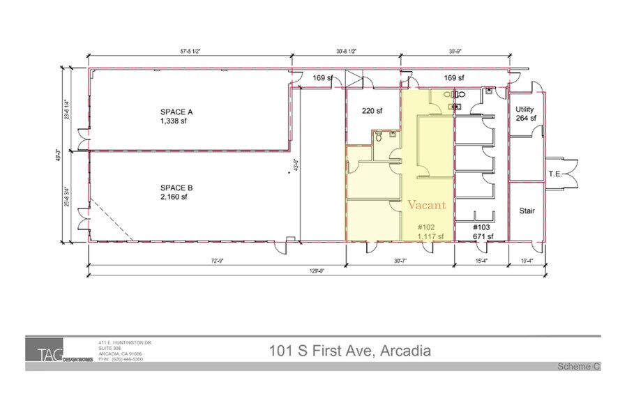 More Photos Of 101 S 1st Ave, Arcadia Storefront Retail Office For Lease