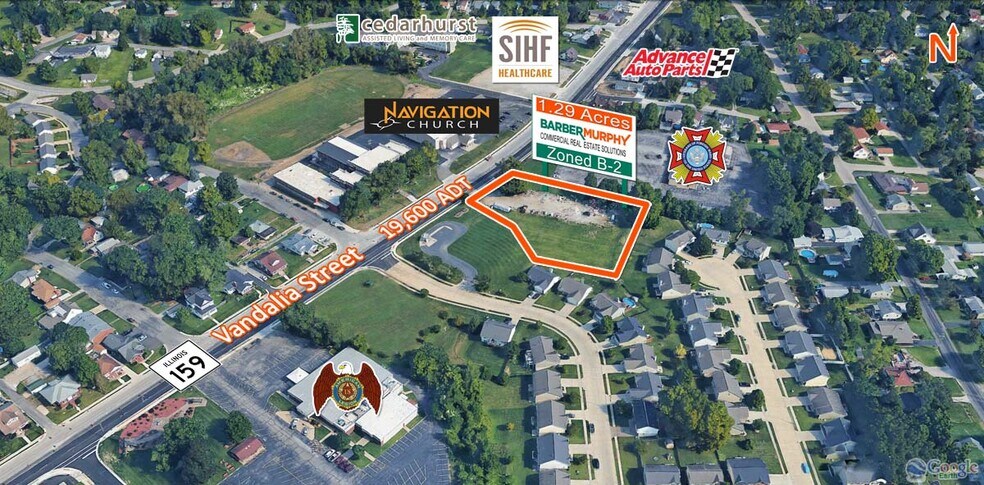 Primary Photo Of 1830 Vandalia St, Collinsville Land For Sale