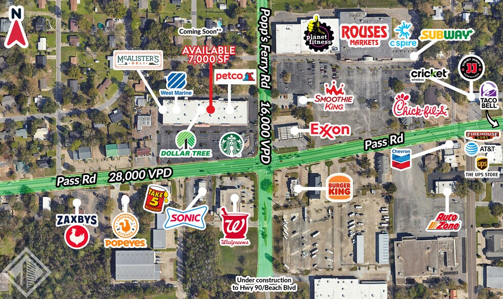 More Photos Of 2414 Pass Road, Biloxi Storefront For Lease