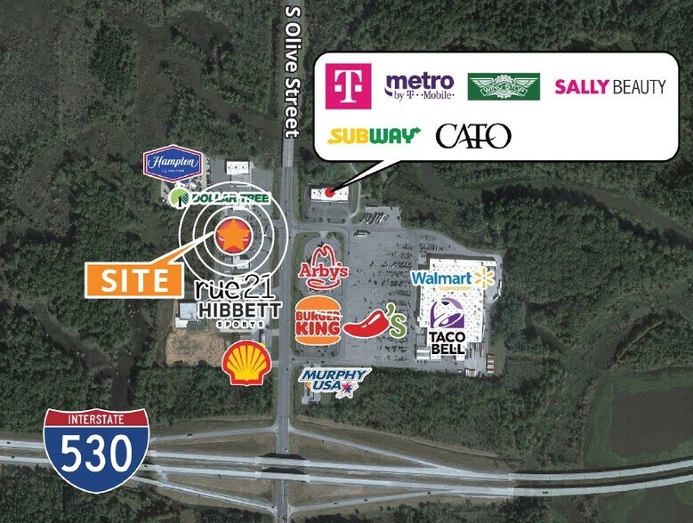 More Photos Of 502 Mallard Loop, Pine Bluff Storefront For Lease