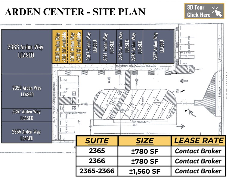More Photos Of 2355-2377 Arden Way, Sacramento Unknown For Lease