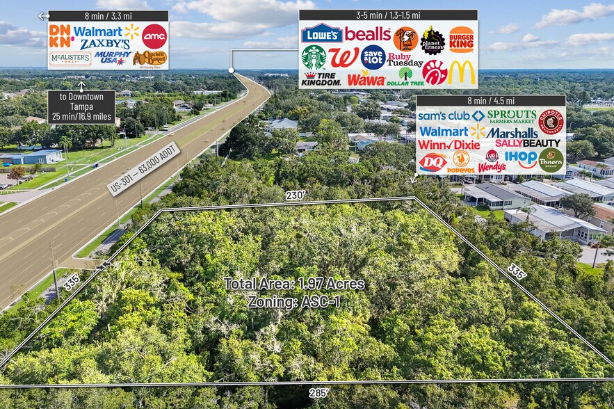 More Photos Of 11218 US 301, Riverview Land For Sale