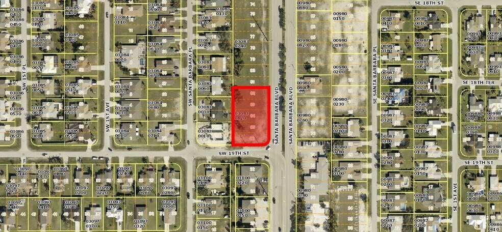 More Photos Of 1820 Santa Barbara Blvd, Cape Coral Land For Sale