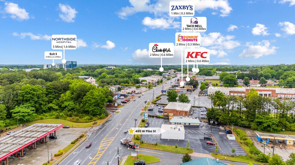 More Photos Of 465 W Pike St, Lawrenceville Freestanding For Sale