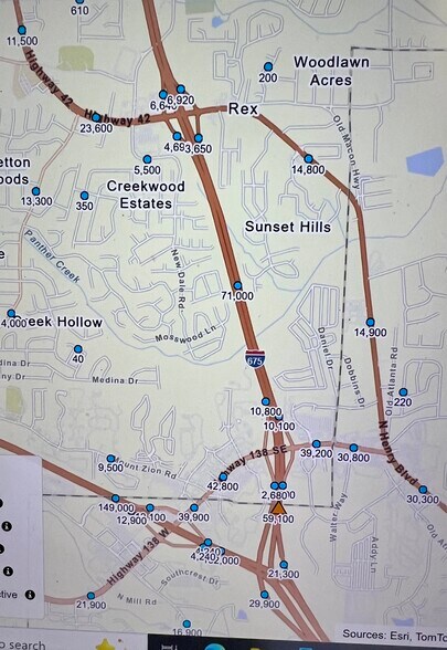 More Photos Of 6631 Highway 42, Rex Unknown For Lease