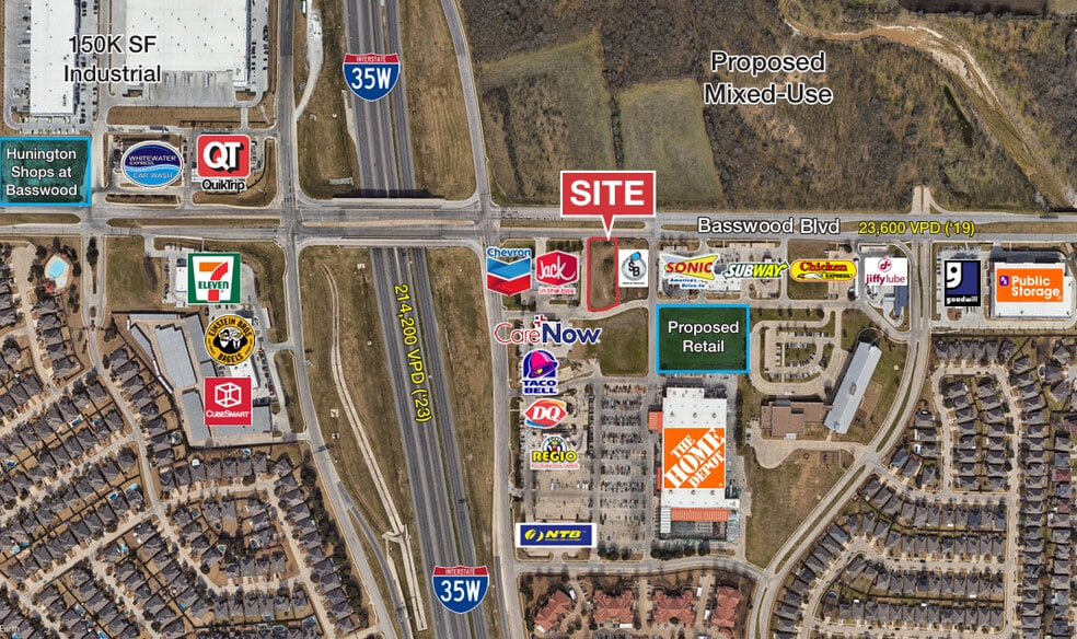 Primary Photo Of 3040 Basswood Blvd, Fort Worth Land For Lease