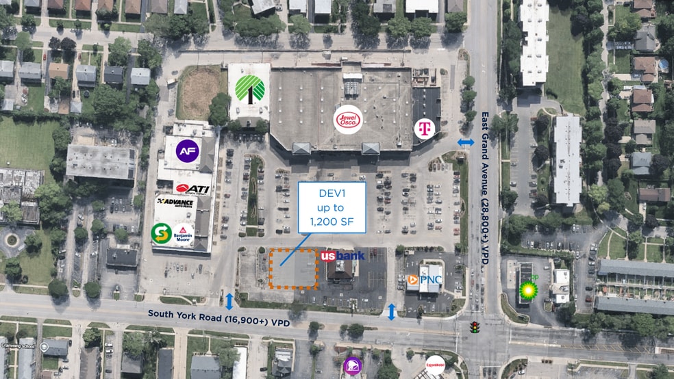 Primary Photo Of 1147 S York Rd, Bensenville General Retail For Lease