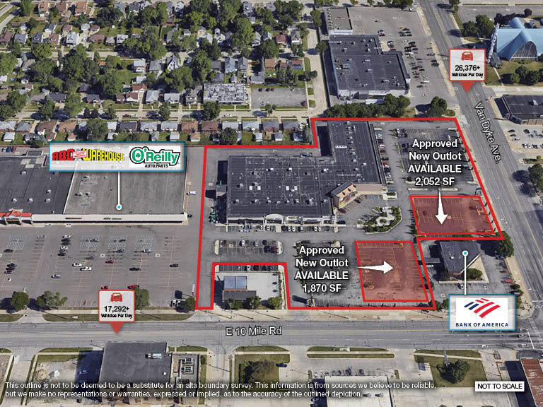 More Photos Of 25005-25029 Van Dyke Ave, Center Line Freestanding For Lease