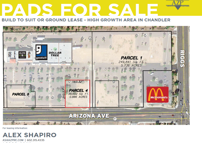 Primary Photo Of S Arizona Ave, Chandler Freestanding For Sale