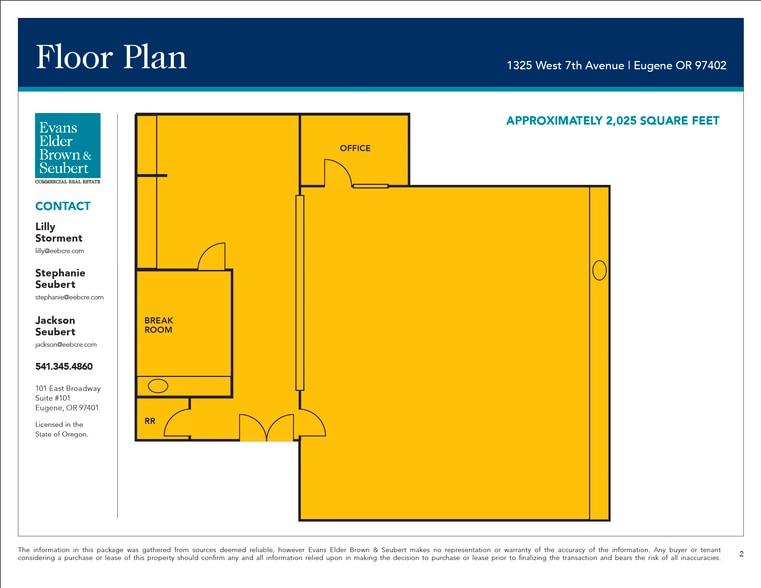 More Photos Of 1325 W 7th Ave, Eugene Storefront Retail Office For Lease