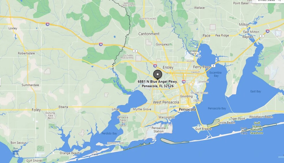 More Photos Of 6881 Blue Angel Pky, Bellview Restaurant For Lease