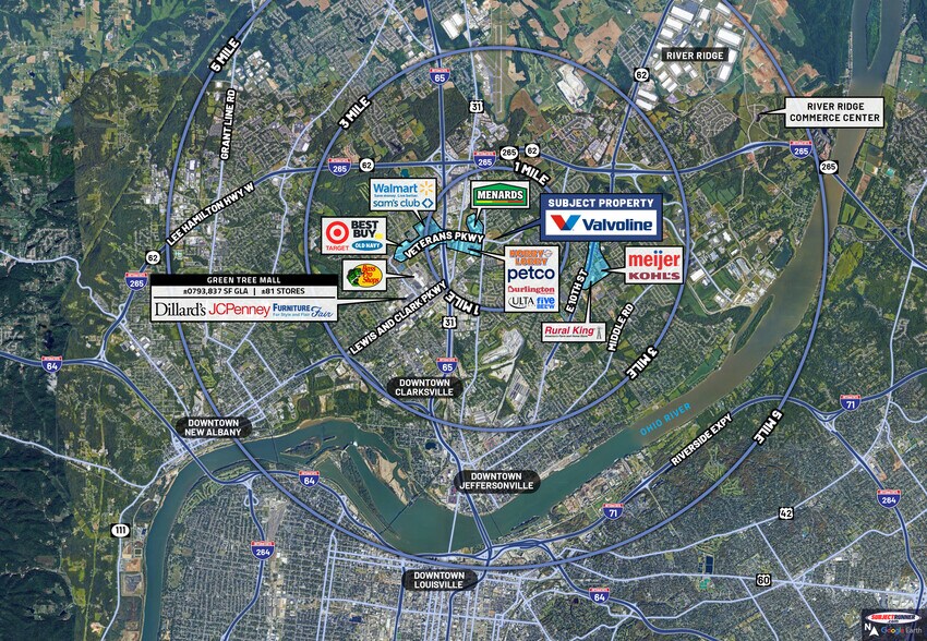 More Photos Of 1771 Veterans Pky, Jeffersonville General Retail For Sale