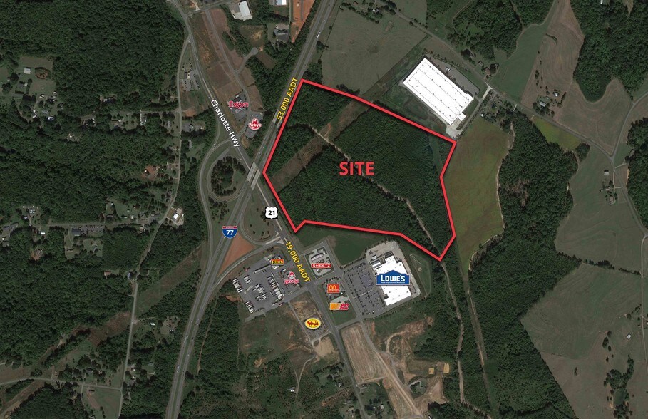 Primary Photo Of I-77 & Charlotte Hwy, Troutman Land For Sale