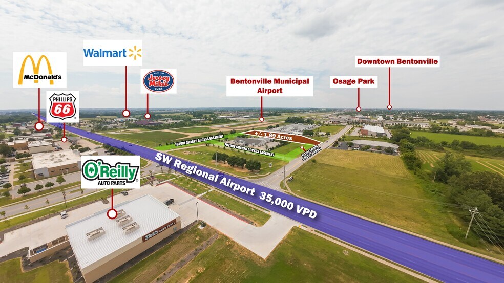 More Photos Of 404 SW Regional Airport Blvd, Bentonville Land For Sale