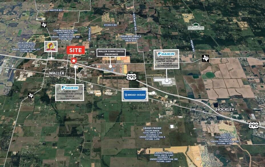 More Photos Of NEC US 290 at Field Store Road, Waller Land For Sale