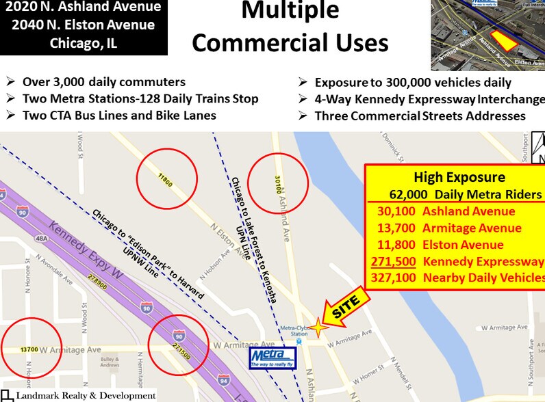 More Photos Of 2020 N Ashland Ave, Chicago Land For Lease