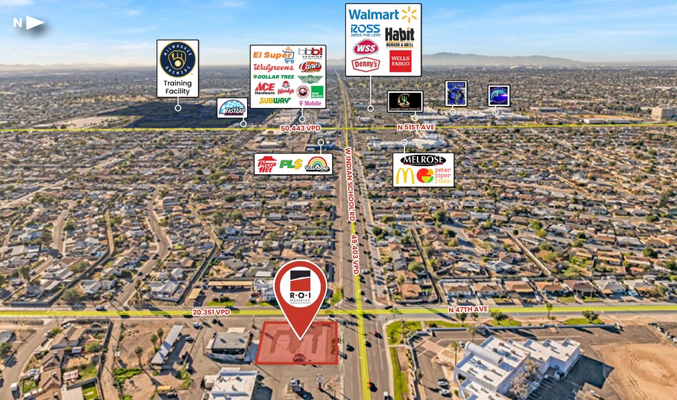 Primary Photo Of 4641 W Indian School Rd, Phoenix Land For Lease