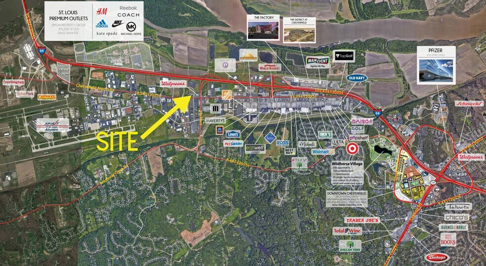 More Photos Of 703 Long Road Crossing Dr, Chesterfield Storefront For Lease