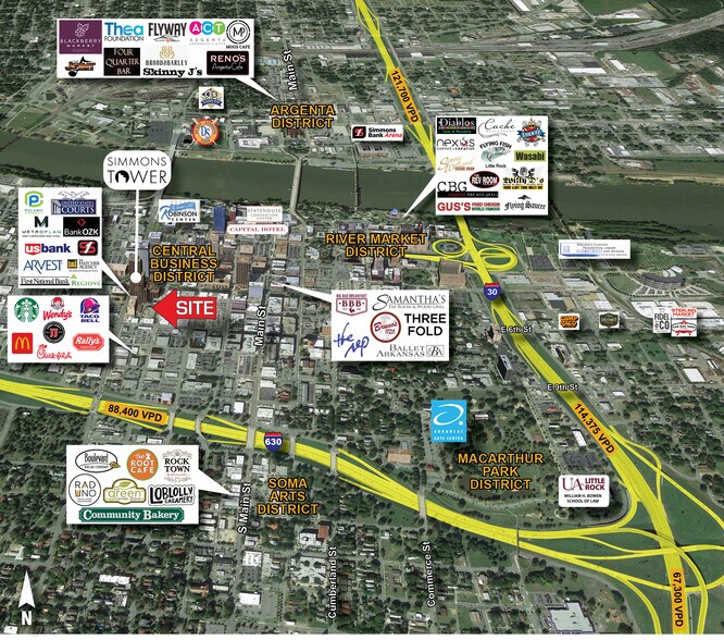 More Photos Of 412 W 7th St, Little Rock General Retail For Lease