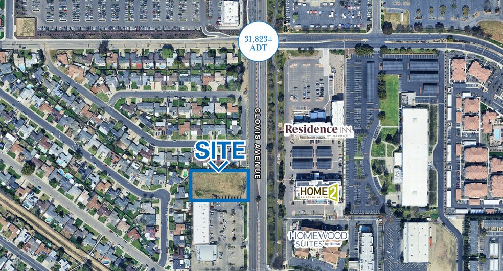 Primary Photo Of 2604 N Clovis Ave, Clovis Land For Lease