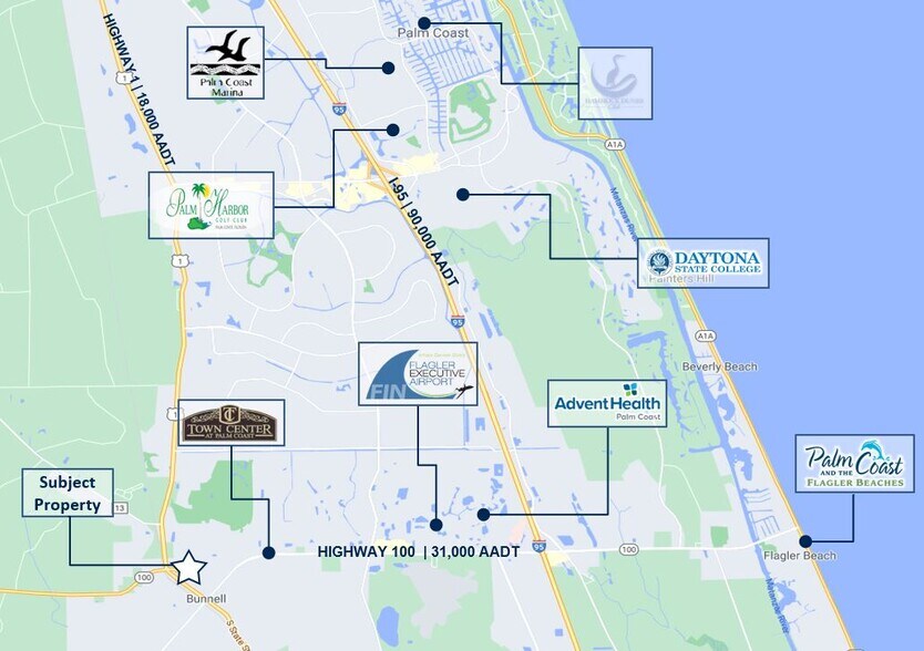More Photos Of E Woodland St & SR 100, Bunnell Land For Sale