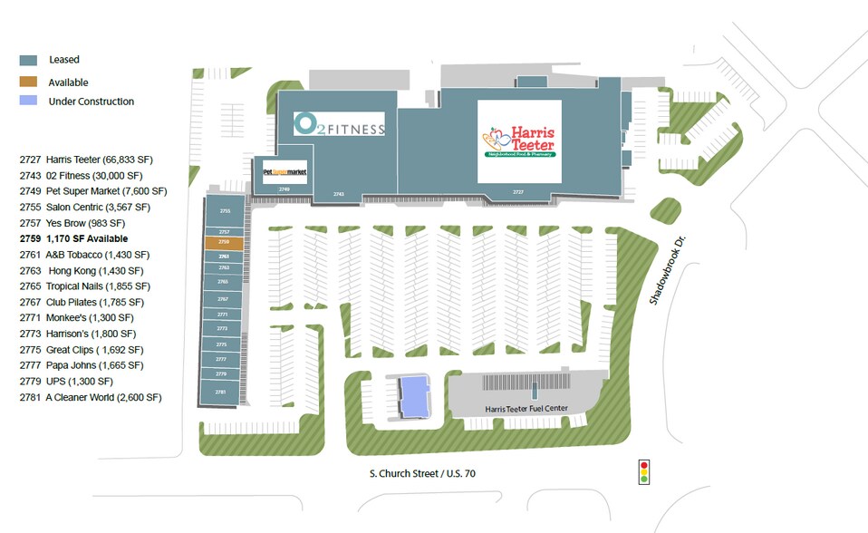 More Photos Of 2727 S Church St, Burlington Unknown For Lease