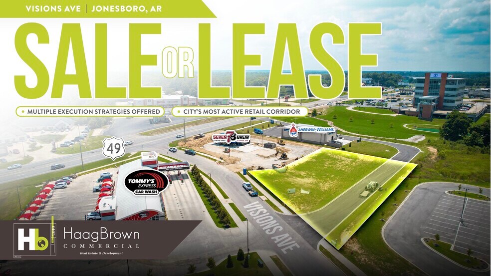 Primary Photo Of 1701 Visions Ave, Jonesboro Land For Lease