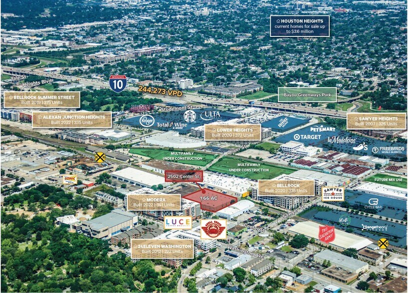 More Photos Of 2502 Center St, Houston Warehouse For Sale