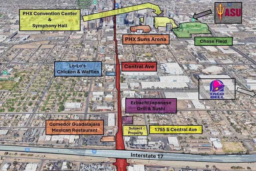 Primary Photo Of 1755 S Central Ave, Phoenix Land For Sale