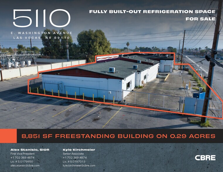Primary Photo Of 5110 E Washington Ave, Las Vegas Refrigeration Cold Storage For Sale